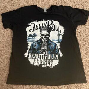 Jelly Roll “Beautifully Broken Tour” Vintage Concert T-Shirt